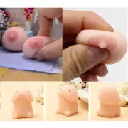 1/2pcs Mochi Dingding Breast Squishy Squeeze Healing Toy Kawaii Funny Joke Gift