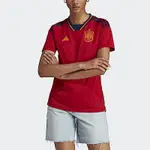ADIDAS FEF H JSY W [HF1409] 女 足球 短袖上衣 球衣 T恤 西班牙國家隊 國際版 世足賽 紅