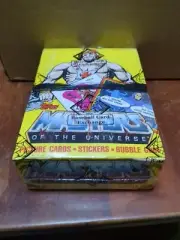 1984 MASTERS OF THE UNIVERSE Topps Wax Packs Box He-Man 36 PACKS Sealed BBCE