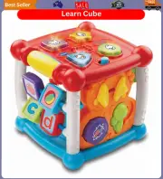 VTech Turn & Learn Cube - Activity Toy -150503 - Red