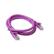 [PL6A-1PUR] 8ware 1m Purple Premium Snagless CAT6A Ethernet Cable, Speed up to 10Gbps