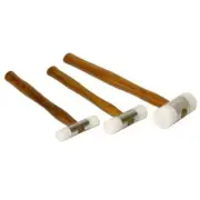3 Nylon Head Mallet Hammers Jewelers Metalworking Woodworking Tools