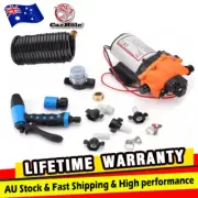 80PSI Deck Washdown Pump&Water Gun&Hose for Boat Caravan Yacht 26.5LPM Wash NEW