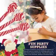 SPOON PEPPERMINT CANDY CANE-ORIGINAL RED/WH TWIST 30-36-42 PACK SPOON BULK VALUE