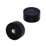 Rubber Coated Pot Magnet 22mm x 10mm M5x6 thread