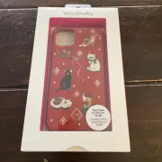 Vera Bradley Slim iPhone Case For 11/XR, Christmas Cats And Dogs, Retail $39