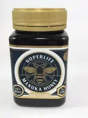 Superlife Manuka Honey New Zealand, 5+ UMF, 83+ MGO, 17.6 oz, Premium Quality.