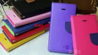 在飛比找Yahoo!奇摩拍賣優惠-【原石數位】HTC One M9  雙色可立式側掀站立皮套/