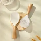 Food Grade Standing Silicone Rice Spoon Rice Spatula For Restaurant Kitchen