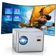 Projector 4K,【Auto Focus/Keystone】Projector with WiFi and Bluetooth, Native