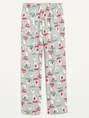 OLD NAVY NWT Size XXL Woman's CoZy Flannel Pajama Pants Colorful Snowglobe Print