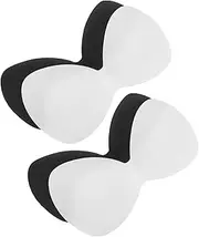 [TEMPNAP] 4Pcs Inserts Removable Breathable Sponge Pads for Sports Everyday Wear Lightweight and Skin Friendly for Yoga Bikini and Bras Reusable and Washable