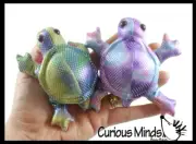2 RANDOM COLOR Turtle Sand Filled Animal Toy - Heavy Weighted Sandbag Animal Plu