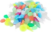 DOITOOL 50pcs for Fish Tanks Decorative Aquarium Pebbles Safe for Freshwater Saltwater Unique Landscape Enhancer Durable Non Fading Fish Gravel
