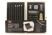 Jasart: Sketching Art - Wooden Box (Set of 22)