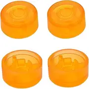 EPIGEIST 2PCS Orange Guitar Volume Knobs Durable Toppers for Electric Guitar Bass Easy Install Candy Color Accessories Smooth Touch Control Stylish Replacement Parts