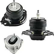 JDMON 3Pcs Engine Motor Mount & Transmission Mount Kit Replacement for 2011-2019 Jeep Grand Cherokee RWD 3.6L 5.7L Compatible with A5611, A5488, EM-4168, EM-4172, 5038548AB, 5038548AC, 68032661AC