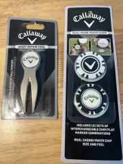 Callaway Divot Tool and Dual Mark Poker Chips