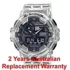 CASIO G-SHOCK MEN WATCH GA-700 GA-700SKE-7A CLEAR SEMI-TRANSPARENT 2Y WARRANTY
