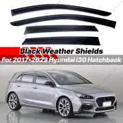 Luxury Weather Shields for Hyundai I30 PD Series Hatch 2017-2025