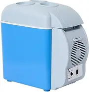 Portable Mini Fridge, Compact Car Refrigerator 12V DC 7.5L Car Refrigerator Car Fridge Electric Cooler Box for Car RV Van Wine Fruit Car Freezer Portable Car Fridge for Travel and Camping