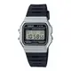 CASIO WATCH 卡西歐運動復古版銀黑電子矽膠帶腕錶 型號：F-91WM-7A【神梭鐘錶】