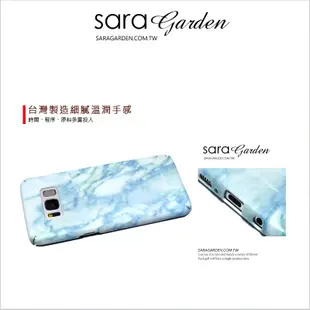 【Sara Garden】客製化 全包覆 硬殼 蘋果 iPhone6 iphone6s i6 i6s 手機殼 保護殼 淡藍大理石