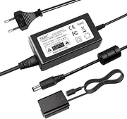 TKDY AC-PW20 Power Supply NP-FW50 Dummy Battery DC Coupler Kit for Sony Alpha A6400 A6100 A6000 A6300 ZV-E10 A5100 A7 A7II A7RII A7S RX10 II III NEX Cameras