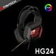 【FANTECH】HG24 7.1聲道RGB耳罩式電競耳機 50mm大單體/環繞立體音效/懸浮式頭帶/降噪麥克風