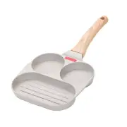 3 Holes Frying Pan Multi Eggs Frying Pan Three-in-One Nonstick Pancake for