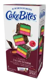 The Original Cakebites by Cookies United, Grab-and-Go Bite-Sized Snack (Class...