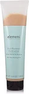 elemeni Face Friendly Exfoliator, 5.5 oz, Natural Microdermabrasion, Effective Scrub, Gentle Revitalizing Deep Cleaning Mask, Walnut Shell, Moisturizing Alpha Hydroxy Acid, Organic Formula, Vegan