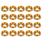 M3 Countersunk Washers, 20 Pack Finish Washers Gold Color