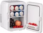 Mini Fridge, Portable Cooler Warmer Skincare Fridge Compact Refrigerator 10L 8L
