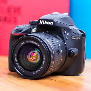 高清照相機Nikon/尼康D3400 18-55VR套機 單反相機入門級高清旅遊數碼 DF 免運維多 母親節禮物