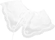 [PACKOVE] Women Elegant Lace Embroidered Capelet Shawl Multi-functional Cloak for Stylish Layering Soft Cotton Design for for Parties and Special Occasions