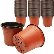 100pcs Plastic Plant Flower Garden Pots Nursery Seedlings Pot Growing Contain