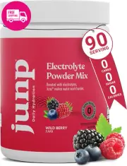 Hydration Electrolyte Powder, Zero Sugar & Calories, Wild Berry, 90 Servings