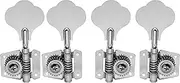 Musiclily 2R2L Open Gear Bass Tuners Tuning Pegs Keys Machine Heads Set, Chrome(4 Pieces)