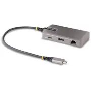 StarTech.com USB-C Multiport Adapter, 4K60Hz HDMI, HDR, 2-Port 5Gbps USB Hub, 100W PD Pass-Through, GbE, Mini Dock