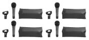 4 Audio Technica ATM410 Cardioid Dynamic Vocal Microphones - Neo Magnets