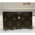 正品現貨 LV中夾LOUIS VUITTON M61674 女生卡包