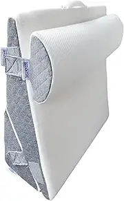 Physio Factory Premium Quality Orthopedic Memory Foam Bed Wedge Pillow Set, Adjustable Sleeping and Reading Support, Orthopaedic Back Pillow Post Surgery, Soft and Comfortable 3 Piece Set