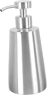 Gogogmee 1Pc Stainless Steel Lotion Bottle Empty Pump Dispenser for Hand Soap Shampoo and Household Use Modern Foaming Design for Bathroom Kitchen and Laundry