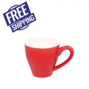 6x Coffee Cup Rosso Red 200mL Bevande Cono Tea Cups Cappuccino Hot Chocolate