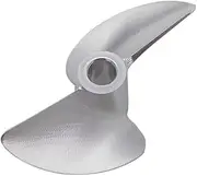 XIRONT 1PC 4mm Shaft 2 Blades Metal Aluminum Propeller 30mm-45mm 32mm 35mm 38mm 40mm 41mm 44mm Prop RC Racing Boat Speed MONO CAT Boat Outboard Propeller(30mm)