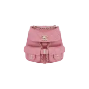 Chanel Small Backpack Calfskin & Gold Light Pink
