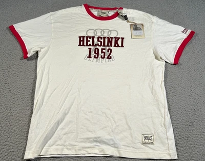 VTG Everlast Shirt Men Large Floyd Patterson Helsinki Olympics Sample DEADSTOCK