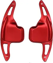 Shift Paddle Extension For BMW For F30 F31 F32 For F10 For F20 F22 For F15 F16 For GT Z4 For X1 For X3 For X4 For X5 For X6 Steering Wheel Shift Paddle Aluminum(Red)