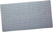 LIFKICH Non-pad Suction Cup Anti-Slip Pad Easy Clean PVC Mat for Bathroom Bathtub Grey